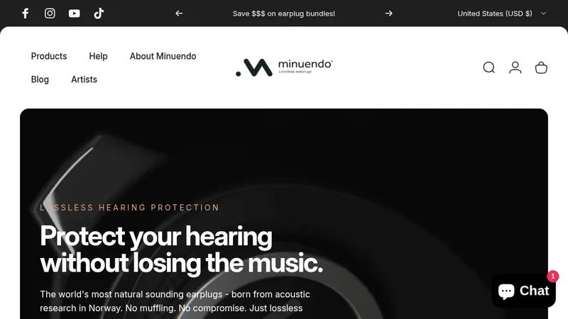 Minuendo | Full Redesign & US Market Optimization