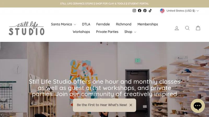 Still Life Ceramics & Still Life Studios