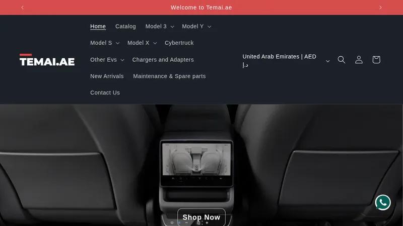 Temai.ae (Tesla/Ev Parts) - Development & Marketing