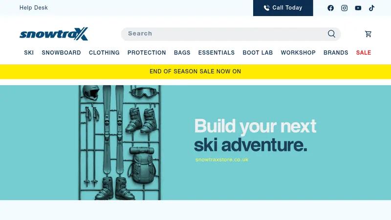 Snowtrax – Shopify Redesign, Theme Upgrade & CRO Optimisation