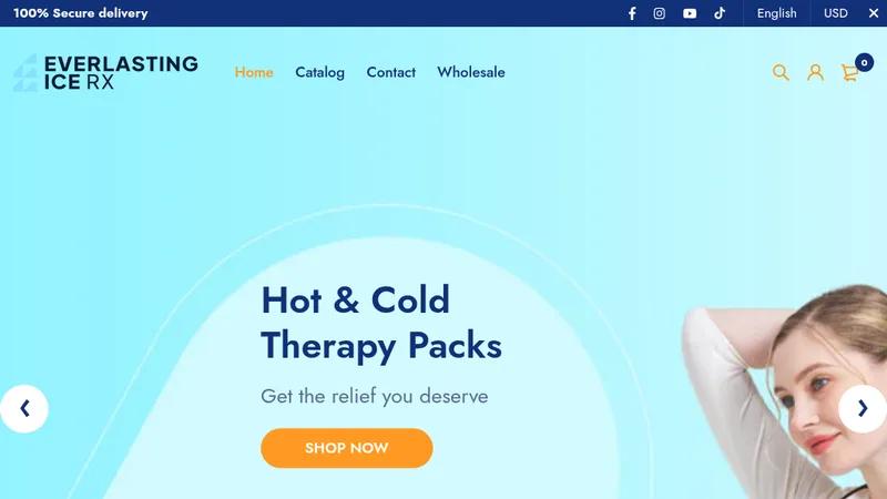 High-Converting Product Page Redesign for Everlasting Ice Rx