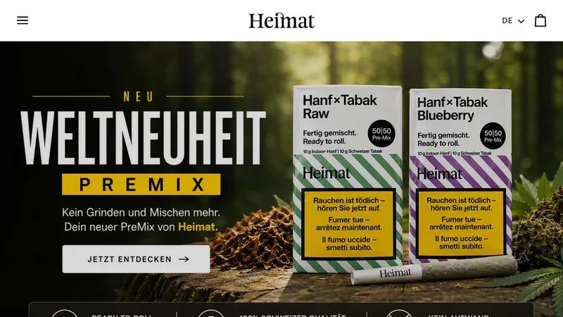 Neuer Onlineshop für die bekannte Marke Heimat | Heimatkult.ch