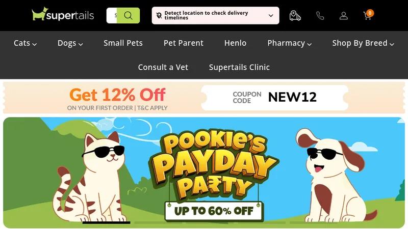 Supertails | Largest Online Pet Store in India