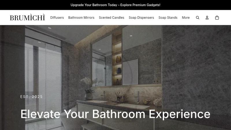 Brumichi: Luxury Bathroom Store Design & UX Architecture