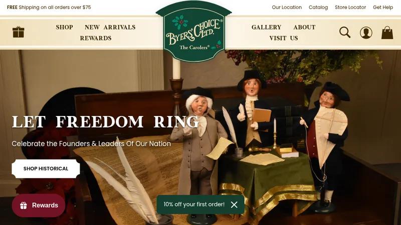 Byers' Choice LTD. - Christmas Carolers & Holiday Decor