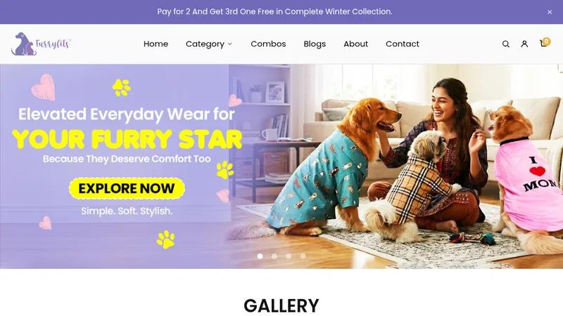 Dcrayons x FurryFits – Pet-Friendly Webstore for Grooming Essentials