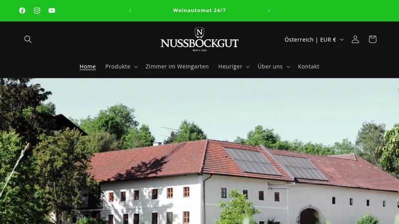 Nussböckgut – Webauftritt mit Onlineshop über Shopify