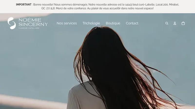 Clinique capillaire Noémie Sincerny