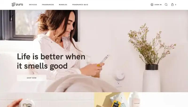 Pura: Design Refresh, Shopify Development, Search & Subscriptions