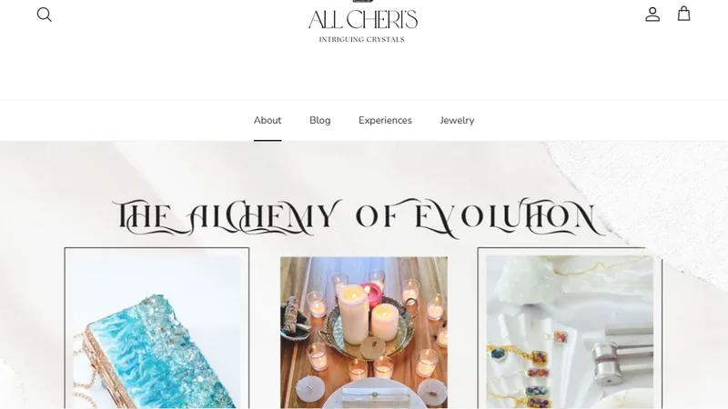 Update the Theme of All Cheri's Intriguing Crystals LLC