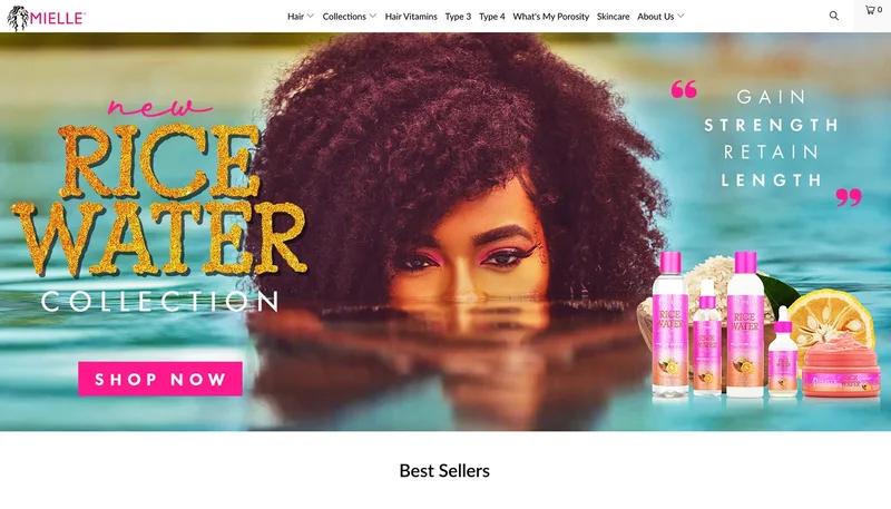 Mielle Organics Website Design - Shopify Plus