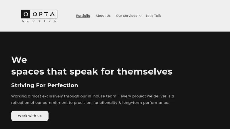 Opta Service Leading London Construction Company