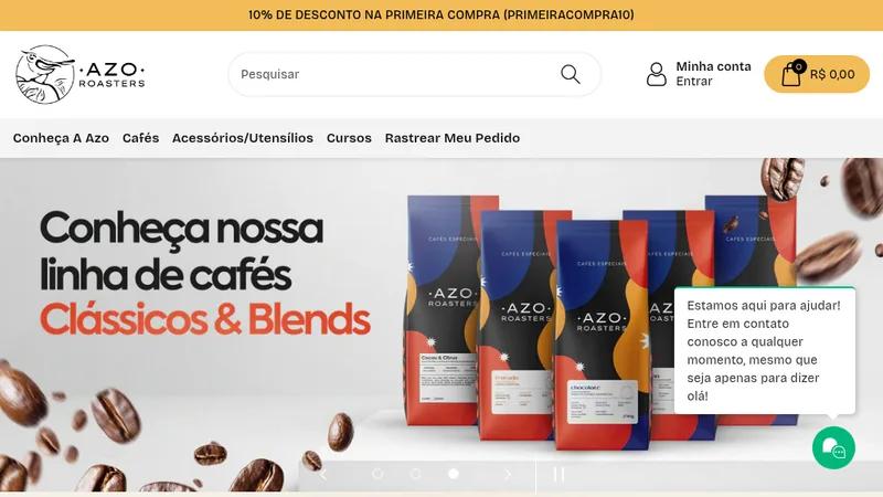 AZO Roasters | Ecommerce Redesign