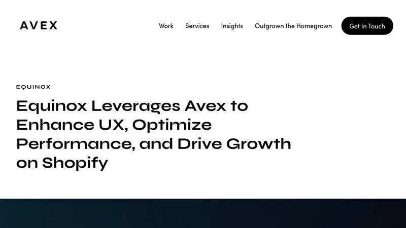 Equinox: Shopify Development, CRO, & UX Audit