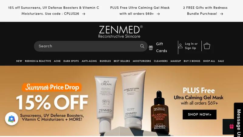 ZENMED Skincare Products - Natural & Organic Skincare Products