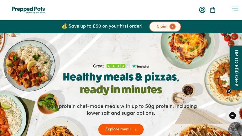 Prepped Pots - Subscription Prepped Meals