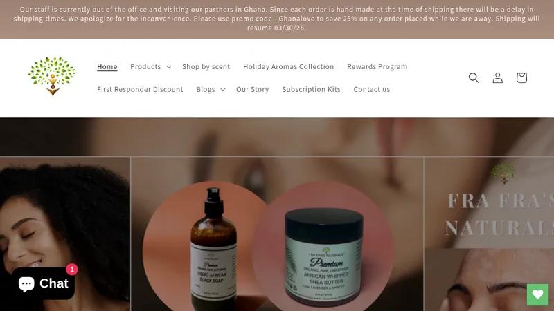 Fra Fra's Naturals | US based Skincare brands with deep Ghanaian Roots