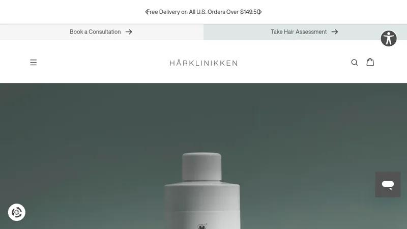 Harklinikken (Shopify Plus / Liquid) design / development work