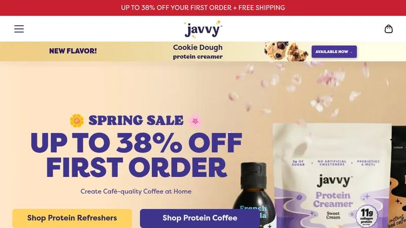 Javy Coffee | Landing Page Development