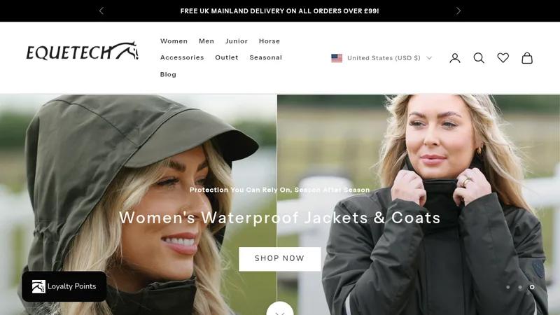 Equetech Migration & Store Build from ASP.net