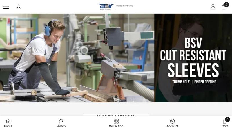 BSV Safety Products: Innovative Shopify Store Using Ella Theme