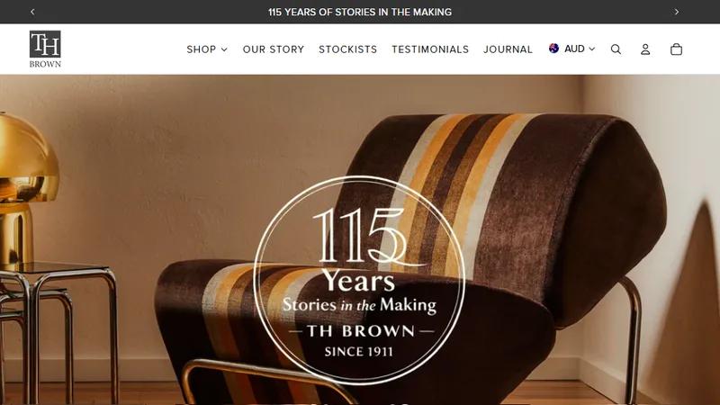 TH Brown: Elevating a Heritage Brand Through CX-Driven Redesign