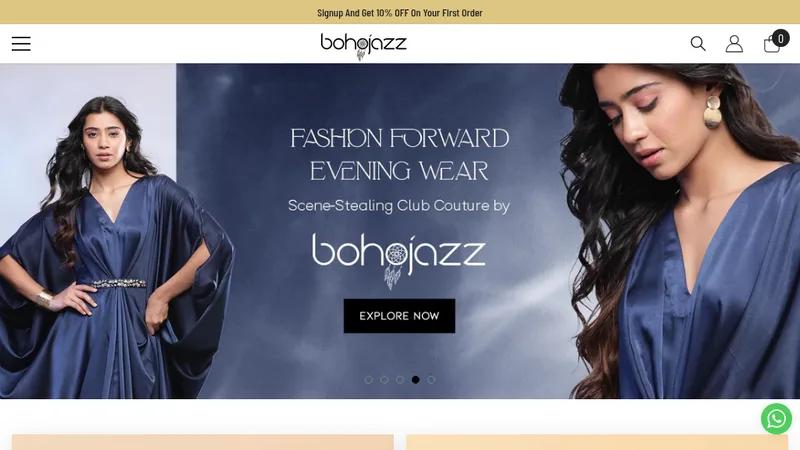 Bohojazz | Shopify website from scratch