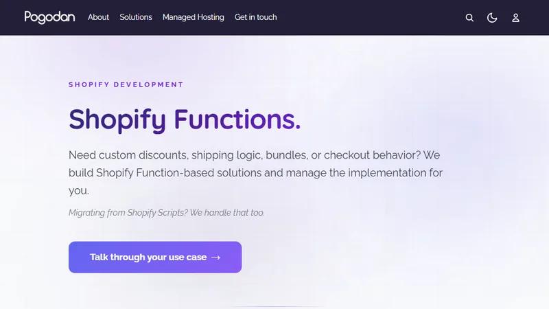 Shopify Functions - Script migrations and new customizations