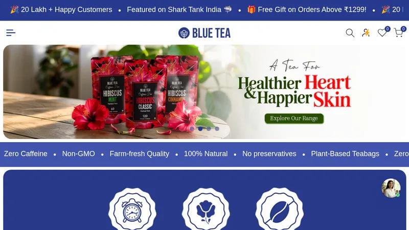 Blue Tea - Shark Tank India Featured Brand