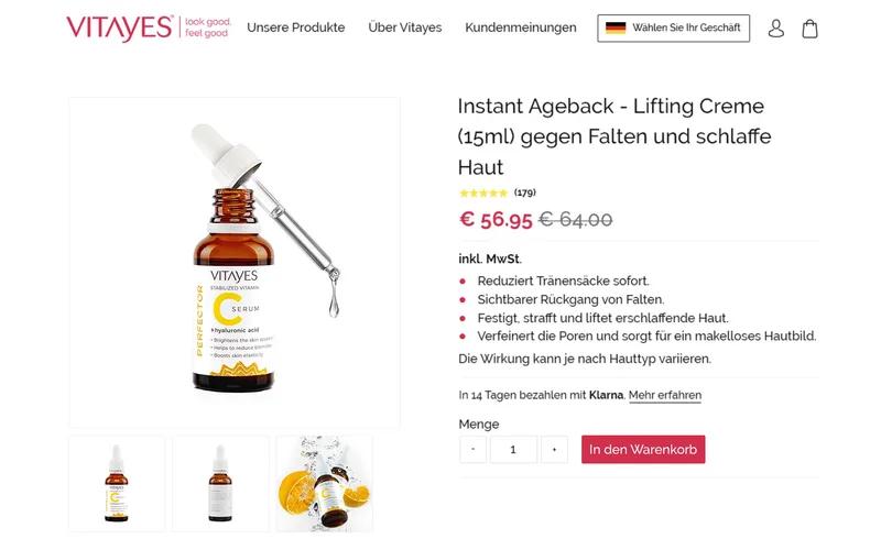 Product page design and build