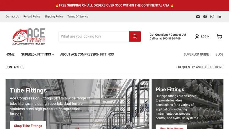 Ace Compression Fittings