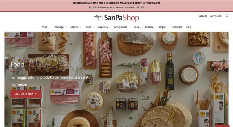 SANPA SHOP: Nuovo e-commerce e promozione digital