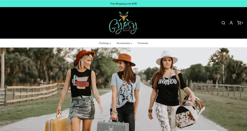 Full store setup: Gypsy Outlaw