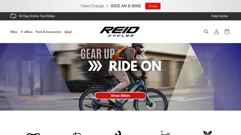 Reid Cycles - Shopify store redesign and custom solutions