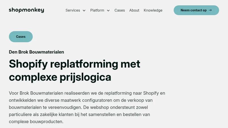 Bouwmaterialenkopen.com: Lightspeed to Shopify