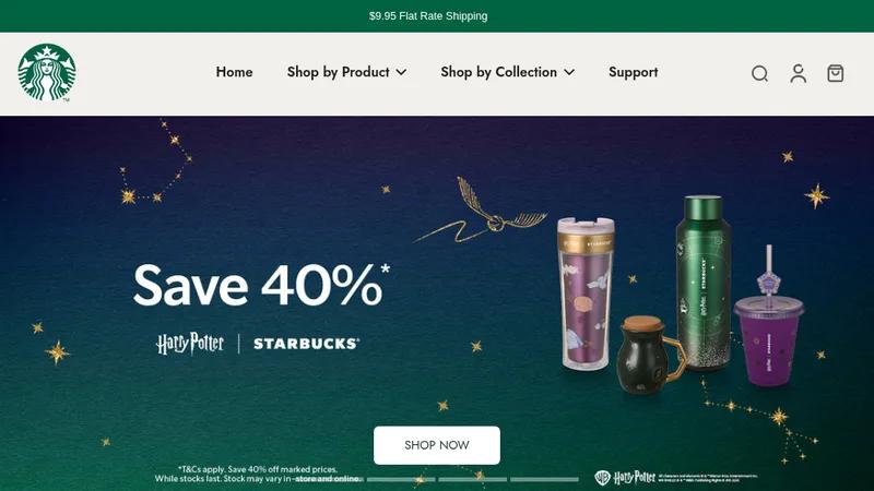 Starbucks Australia - Shopify Site Build and Design