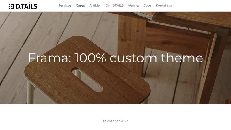 Global expansion with FRAMA - a Scandinavian strong furniture brand