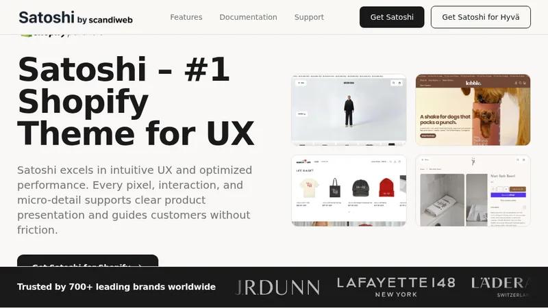 Satoshi official Shopify Theme