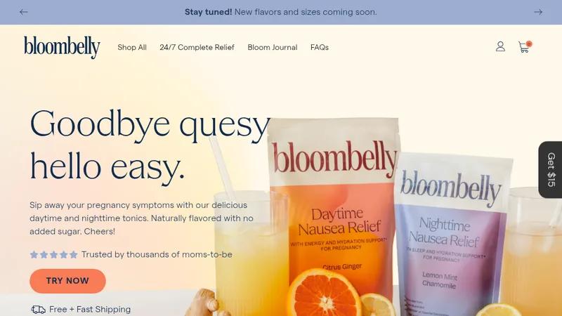 Bloombelly - Website Redesign