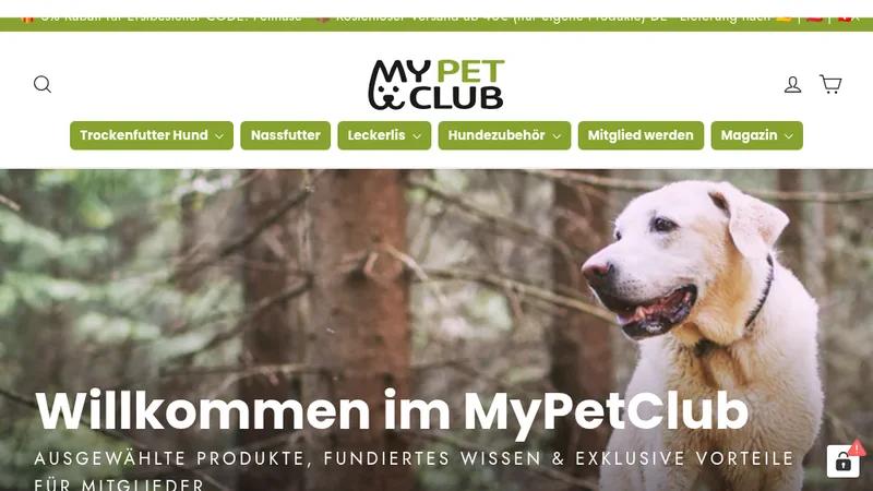 Von WordPress/WooCommerce zu Shopify - mypetclub.de