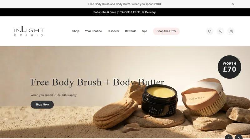 Inlight Beauty - Organic Skincare with Subscriptions & Stockists
