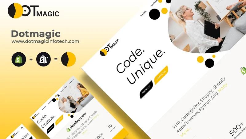 Dotmagic Infotech Shopify site Development