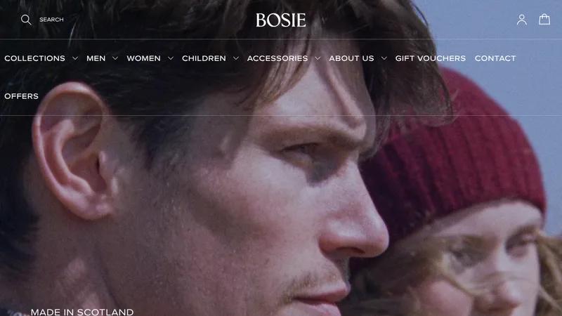Bosie | Scottish knitwear brand D2C
