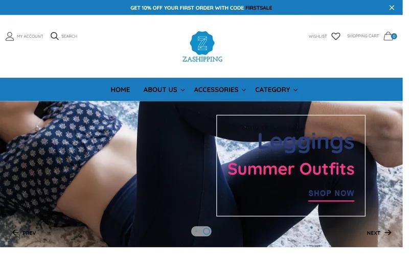 Complete store design Cloths/Hair extensions - Swatches