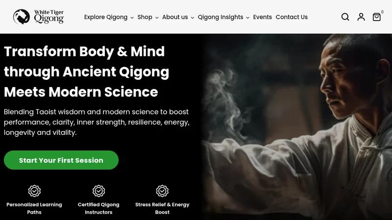 Shopify Migration & Custom Development – White Tiger Qigong