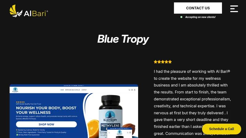 Blue Trophy: Supplement Store Design & Conversion UX