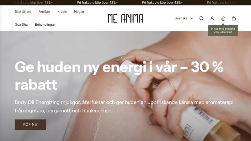 Me Anima - Migrering från WooCommerce till Shopify