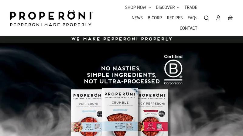 Properoni | New Theme & Site Design
