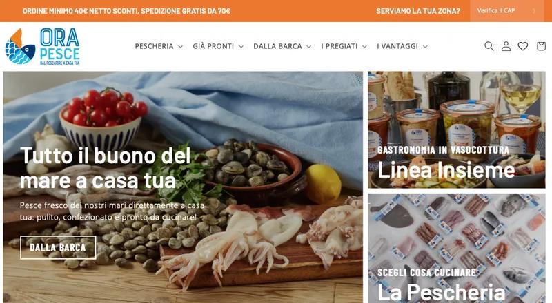 ORAPESCE: Migrazione da Woocommerce e digital marketing
