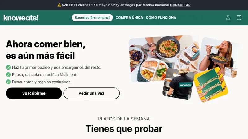 Knoweats - Custom Subscription Journey